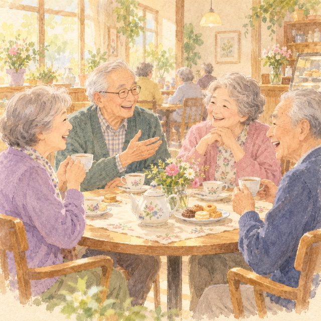 なにわ元気塾 体験会のイメージ水彩イラスト