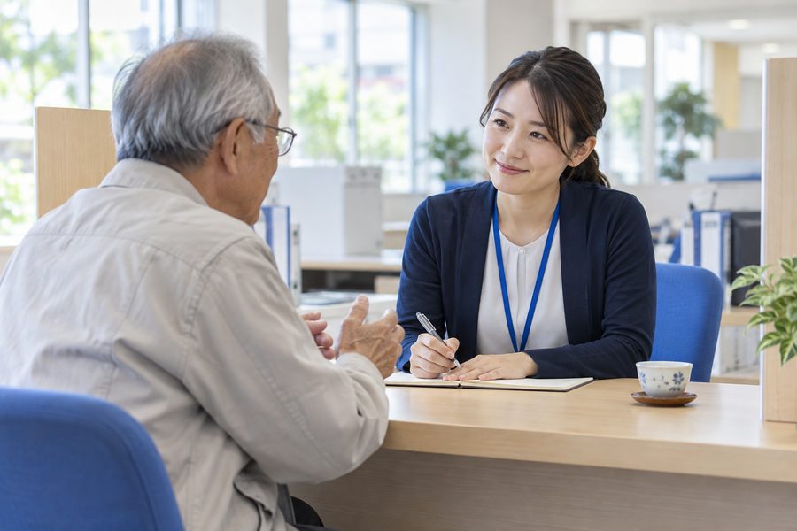 困りごとを、まず話してみませんかの様子