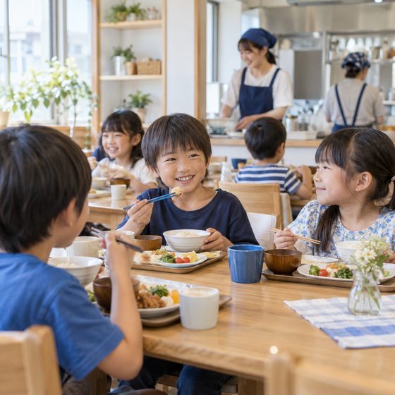 子ども食堂のお昼ごはん