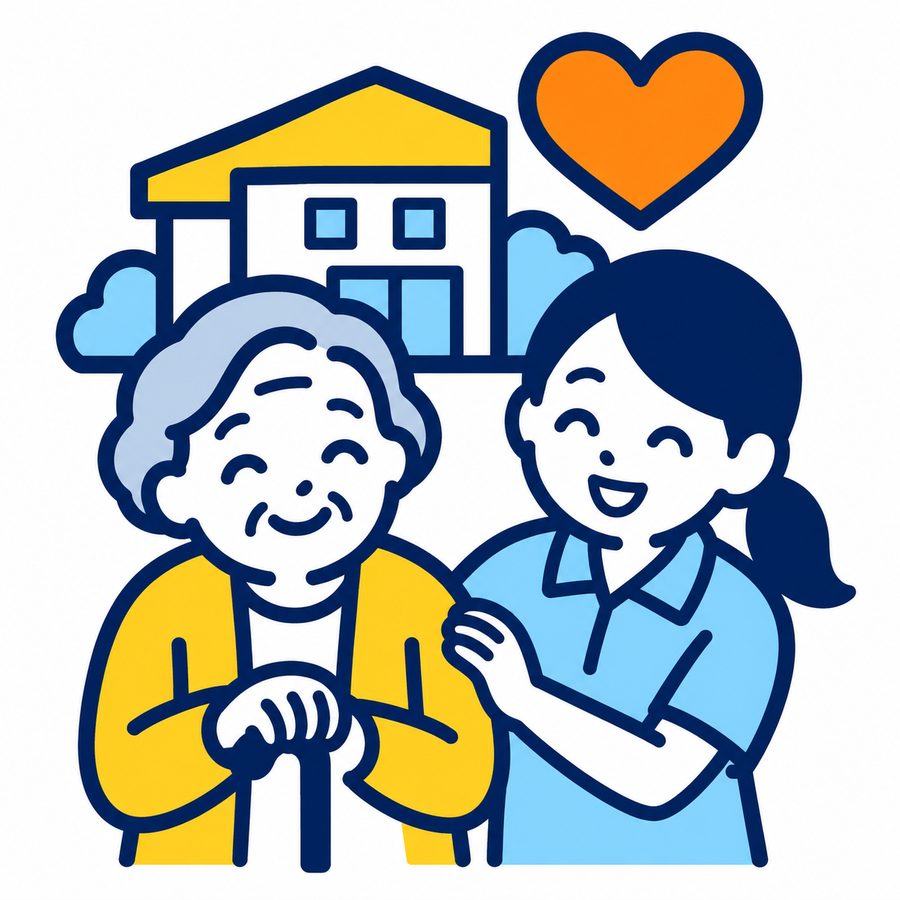 地域包括支援センター（住吉区・住吉区西）のイラスト